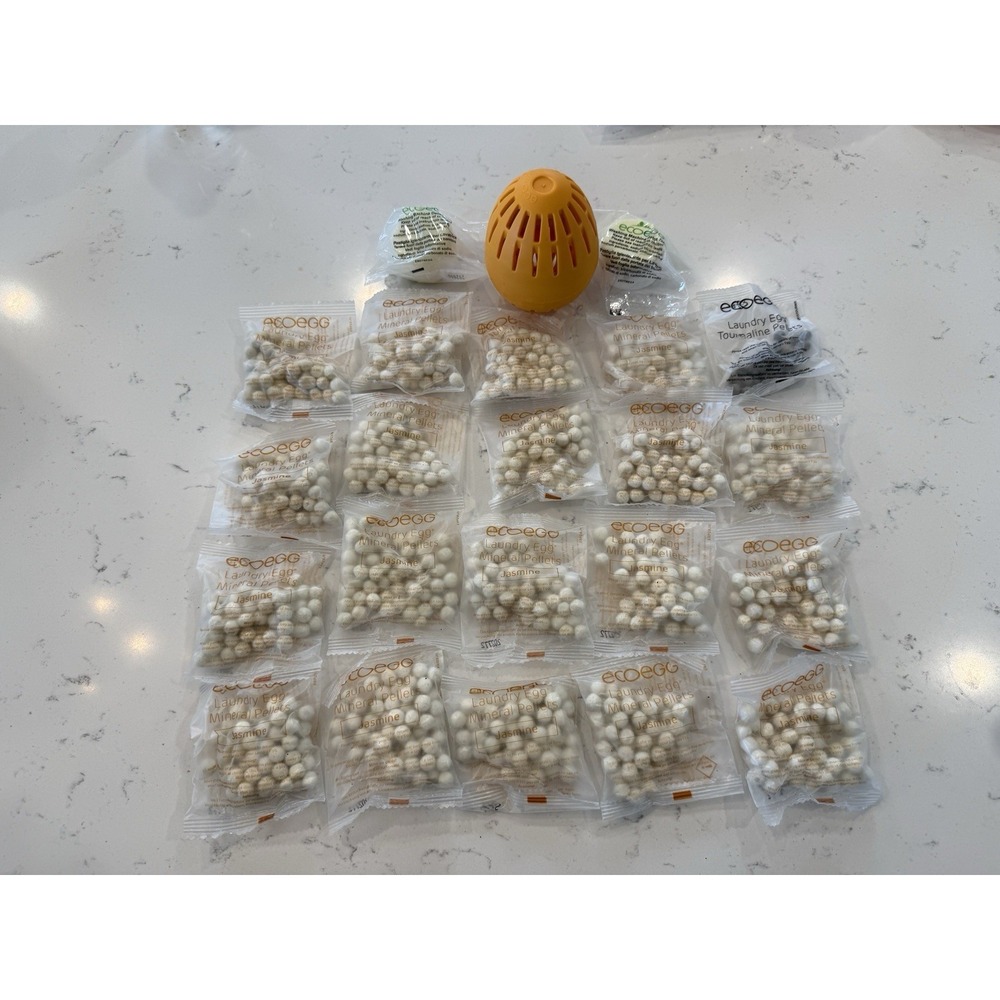 Ecoegg Laundry Egg JASMINE  1080 Loads W/ DETOX TABLETS LAUNDRY  System